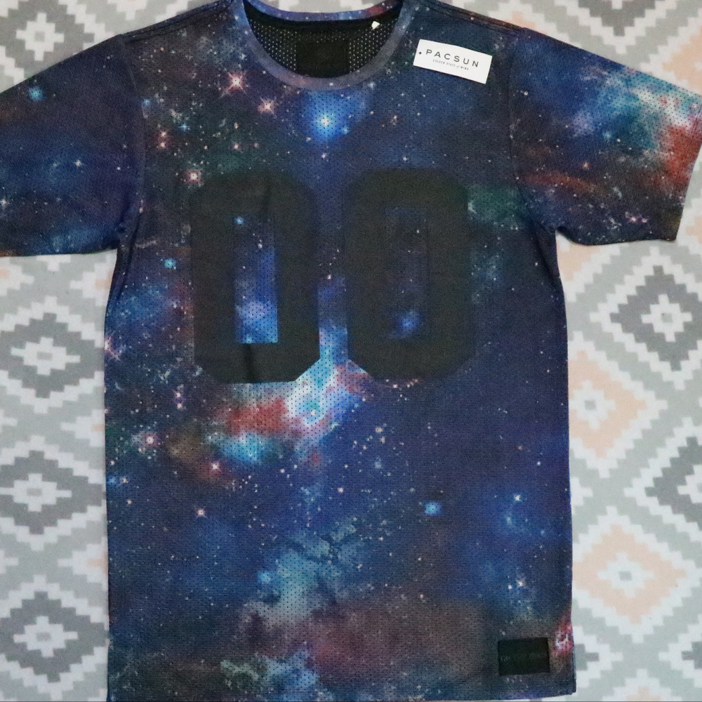 Nwt ON THE BYAS Galaxy Mesh Double Zero Jersey - Picture 2 of 5